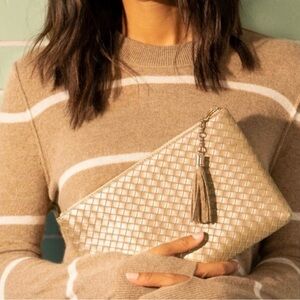 Virginia Wolf Mimi Curateur Clutch Gold